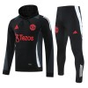 Manchester United Hoodie Training Huppari 2024-25 Navy - Miesten